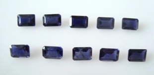 Iolite facetted